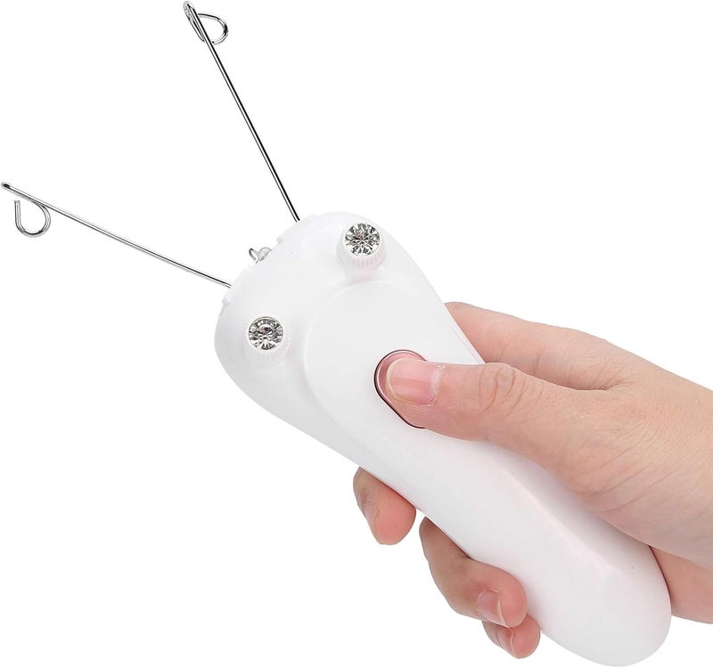 Sunicon Ladies Facial Hair Remover, Electric Facial Hair Remover for Women USB Rechargeable Thread Epilator Cotton Threading Hair Removal with Cotton Thread and Pearl Powder for Face Arms Legs(Pinks) - Image 5